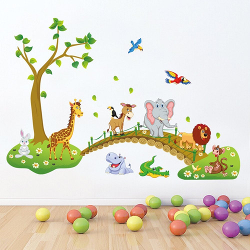 Vinilo Decorativo Pared [79dmsv99] Animales