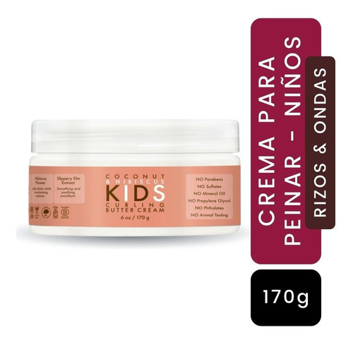 Crema De Peinar Coco & Hibiscus Niños Shea Moisture Rizos