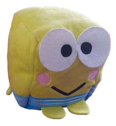 Peluche De Keroppi De Hello Kitty Forma De Cubo 11 X 11 Cm (Usado)