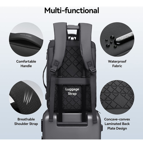 Mark Ryden Mochila Para Laptop Para Hombres Y Mujeres Con Pu