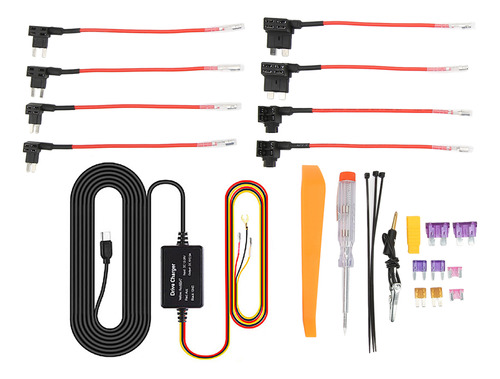 Kit De Cable Duro Usb Para Cámara Dash Cam Hardwire, Adaptad