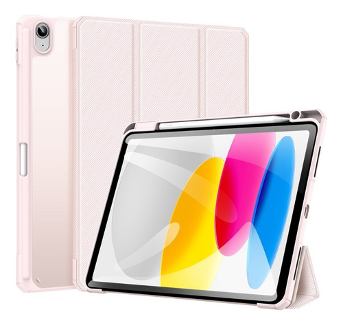 Funda Para iPad Air 4 Y Air 5 Smart Híbrida Rosa Oro