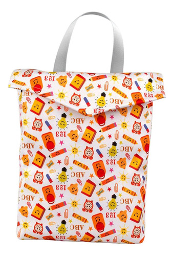 Bolsa De Pañales De Tela Para Bebé, Bolsa Sonrisa 25x30cm