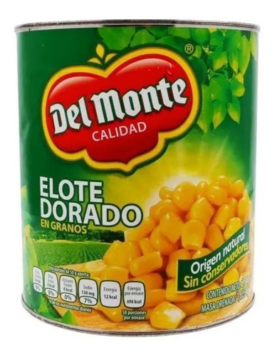 Elote Dorado Del Monte (2.9 Kg)