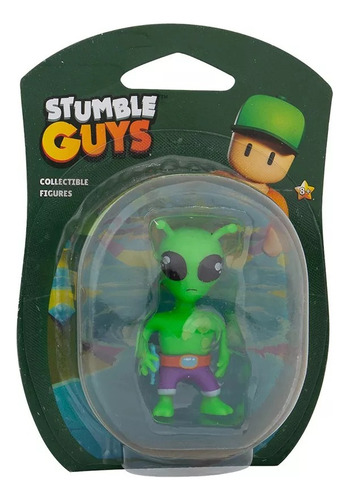 Stumble Guys Figura Coleccionable Green Alien