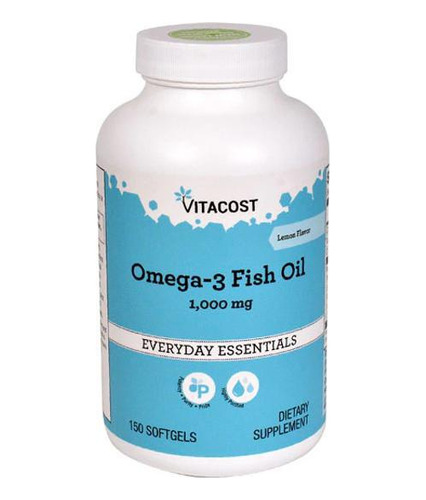 Omega 3 Óleo De Peixe - Vitacost 1000 Mg - 150 Cápsulas