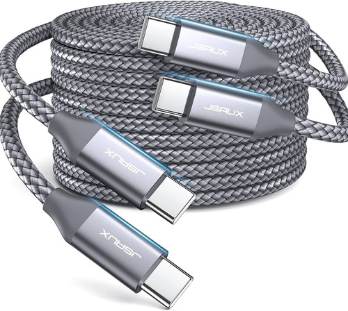 Cable De Carga Rápida Usb-c A Usb-c 2 Metros