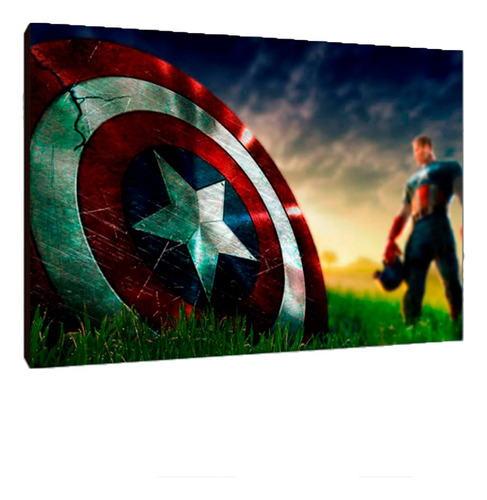 Cuadros Poster Superheroes Capitan America S 15x20 (pam(7))