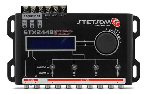 Crossover Processador Audio Digital Equaliza Stx2448 Stetsom