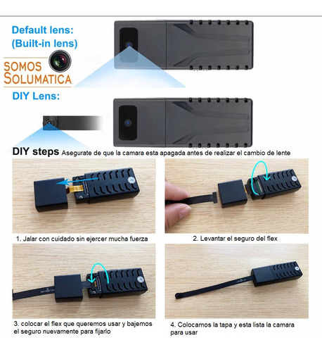 Camara Espia Wifi Modulo - Dos Lentes Nocturna Para Celular