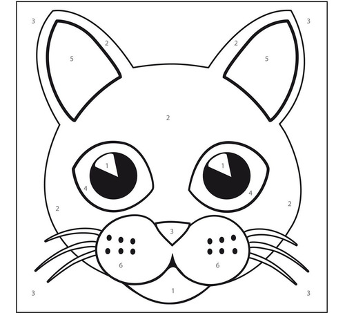 Zorro Kit Pintar Por Números Con Pinturas Acrílicas Niños