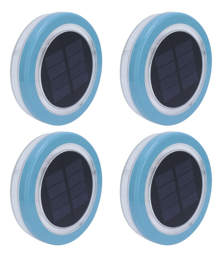 Piscina Solar Flotante En Forma De S Led, 4 Unidades, De Col