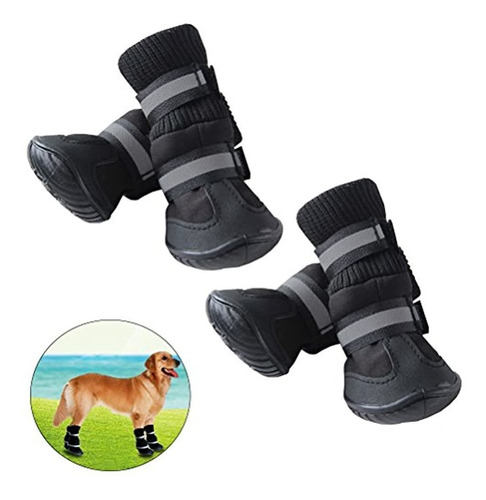 Ueetek Impermeable Botas Para Perros Paw Protectors Antidesl