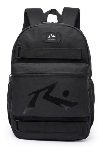 Mochila Masculina Reforçada Impermeável Trabalho Escolar Cor Preto