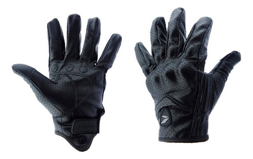 Guantes De Cuero Para Moto Perforado Touch Tactil Taichi