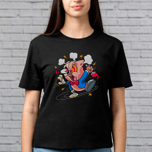 Playera Unisex De Porky Zombie Looney Tunes