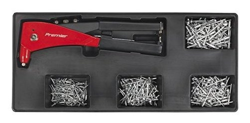 Sealey Tool Tray With Riveter & 400 Assorted Rivet Set