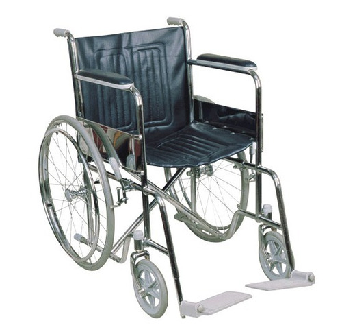 Silla De Ruedas Silfab Plegable Cromada H/100kg Asiento 41cm