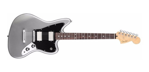 Guitarra Electrica Fender Jaguar Blacktop Mex Rwn Hh Silver