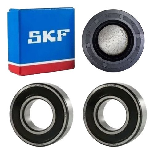 Kit Rodamientos Skf Reten Lavarropas Whirlpool Wfa600 03/03