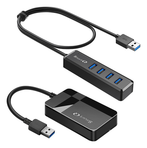 Smartq Usb Lector Tarjeta Sd Puerto Hub (cable Extendido