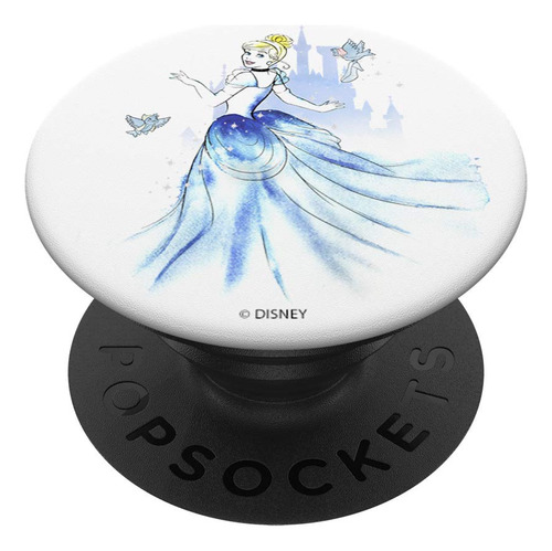 Enicienta Pajaro Castillo Acuarela Arte  Popsockets Agarre