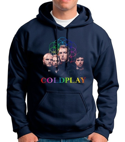 Buzo Hoddie Capota Cerrado Coldplay Band