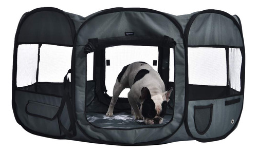 Amazon Basics Corralito Portátil De Viaje Suave Para Perro.