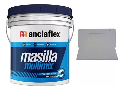Espátula Plástica + Masilla Multimix  Anclaflex 32kg Mm