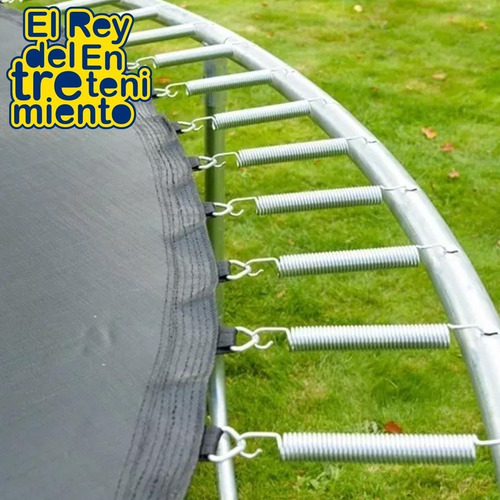 Imagen 4 de 7 de Cama Elástica Trampolín 183+ Cobertor + Red Colores - El Rey