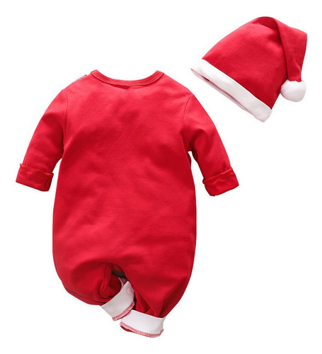 Ropa De Bebé Estilo Papá Noel Suéter De Punto Con Traje De Gateo
