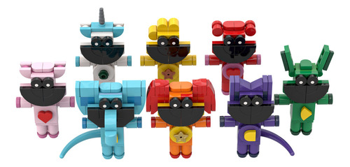 Mini Poppy Smiling Critters Bloques De Construcción Juguetes