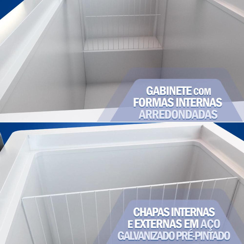 Freezer Horizontal 411 Litros Dupla Ação Hced411 Fricon