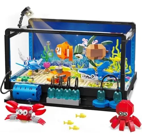 Juego De Construcción De Pecera, Compatible Con
