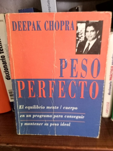 Libro Peso Perfecto - Deepak Chopra 