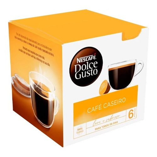 Cápsulas Dolce Gusto  Café Caseiro Intenso Caja 10 Unidades 