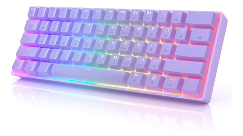 Hk Gaming Gk61 Teclado Mecánico Para Juegos - 61 Teclas Rgb 