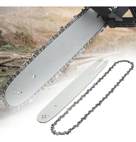 Barra Guía De Motosierra Y Guía De Metal Para Cadena, 18 Pul