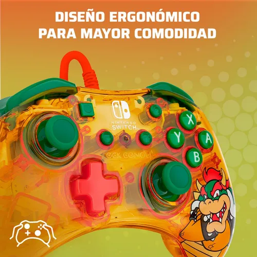 Control Joystick Rock Candy Super Mario Nintendo Switch Bow