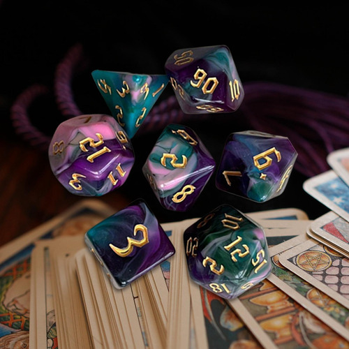4 Juego De Dados Poliédricos Juegos De Mesa Juegos De H