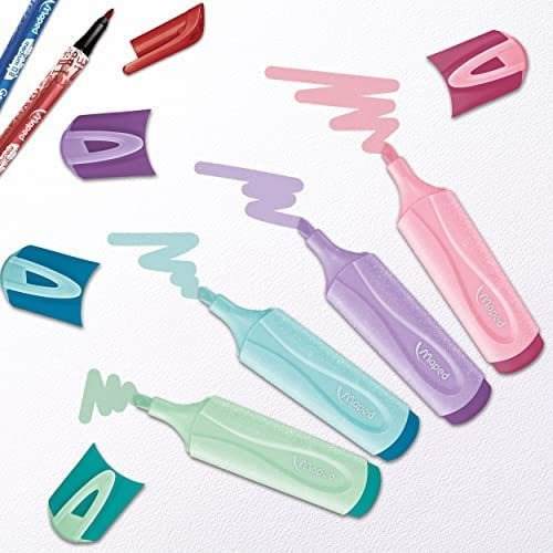 Set De Resaltadores Maped, 4 Piezas