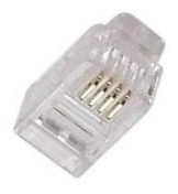 Imagen 4 de 4 de Oferta Única! 100 Fichas P/telefono Plug Rj9 Premium Calidad