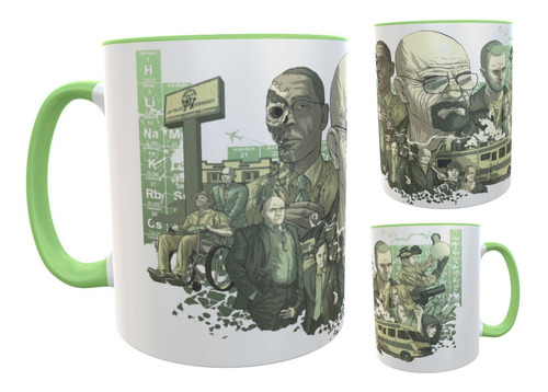 Taza Verde Breaking Bad Walter White Jesse Pinkman Mod 35