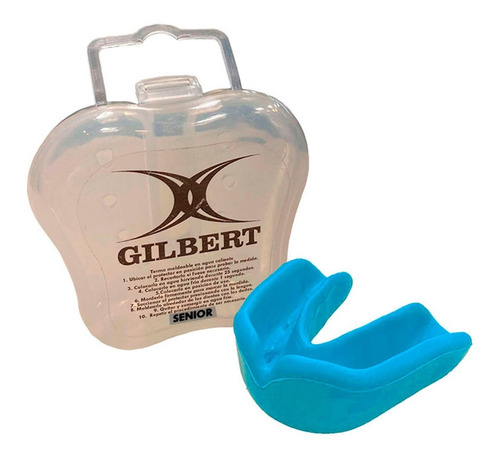 Imagen 1 de 3 de Protector Bucal Senior Gilbert Anatomico Moldeable Box Cuota