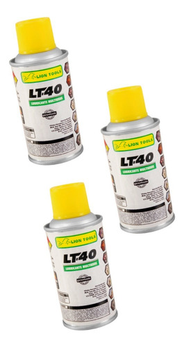 3 Lubricantes Multiusos Aflojatodo Lt 40 5.5 Oz Tipo Wd 40