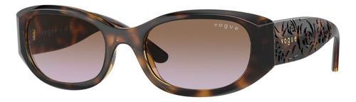 Gafas De Sol Dark Havana Vogue Eyewear Originales Color Marrón