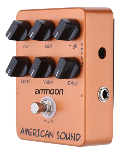 Amplificador De Pedales De Efectos Ammoon Ap-13 Pedal Bypass