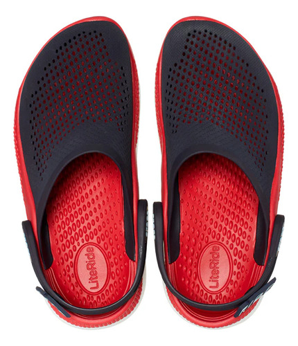 Sandalias Crocs Literide Clog Casual Rojo Comodo Comfort