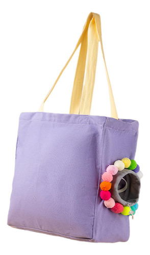 Bolsa Transportadora Para Gatos, Bolso Para Gatos M Violeta