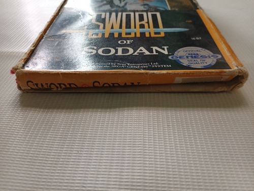 Sega Genesis Sword Of Sodan (Usado)
